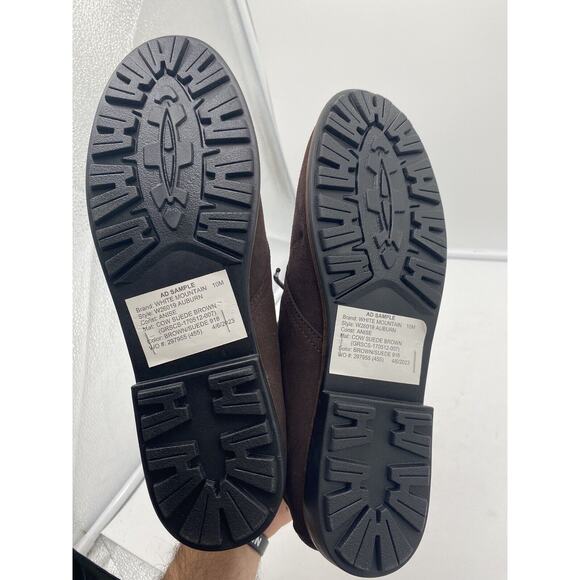 New White Mountain Auburn Cow Suede Lace Up Chukka Boots Brown Size 10M‎ - Picture 6 of 6